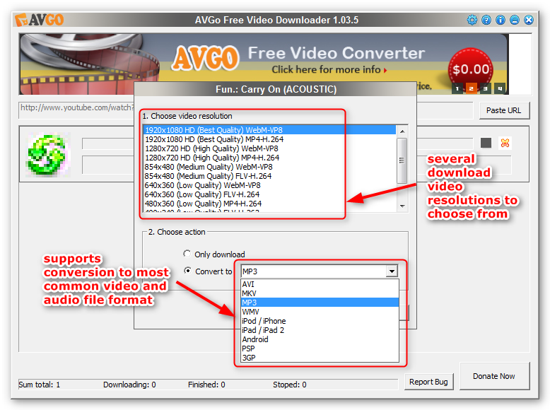 Video Downloader Converter 3.25.8.8588 free instals